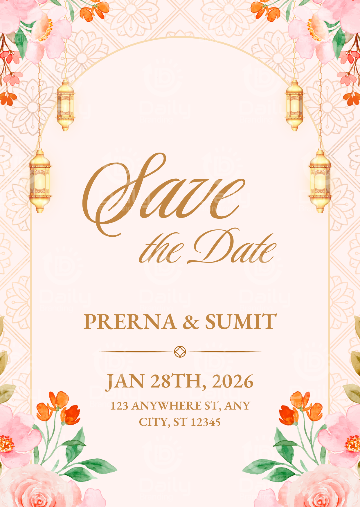 Digital Wedding Invitation Card | Elegant Wedding E-Card | Modern & Traditional Wedding Invite Designs