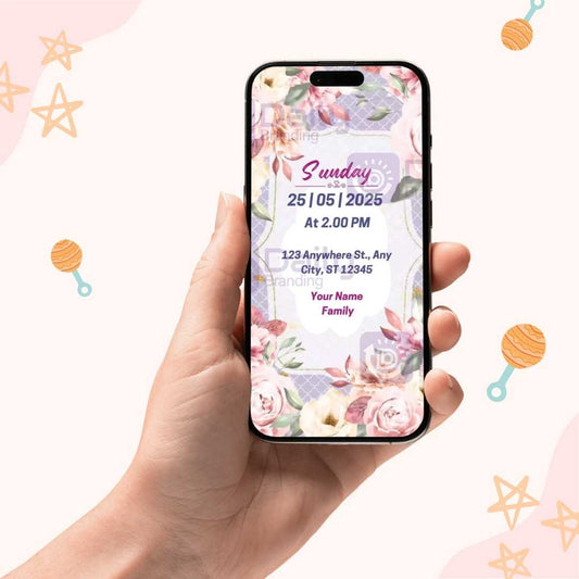 Personalized Kids Birthday Animated Invitation Video (DB-BBIV-0001)