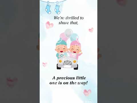 Godbharai Invitation, Baby shower invitation videos