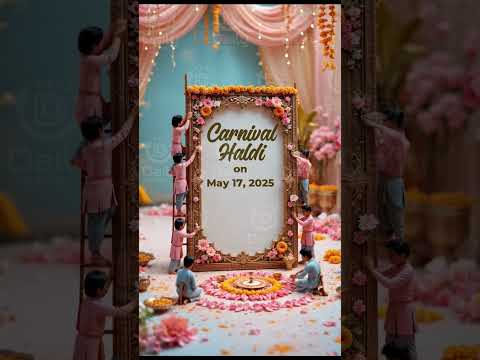 Yagnopavit Sanskar Invitation Video. Thread Ceremony Invitation Card.