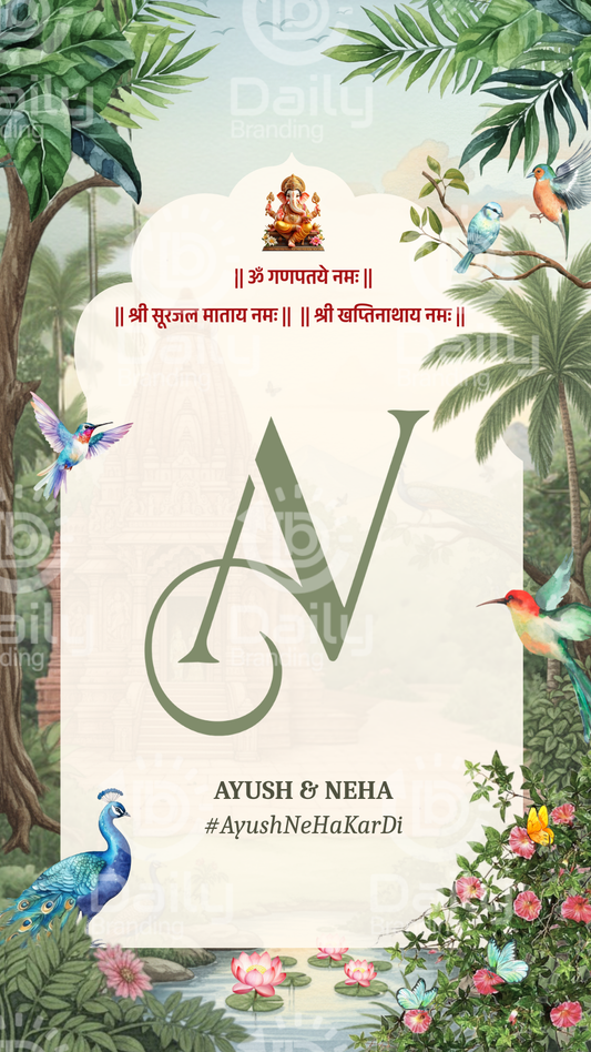 Digital Multi-Event Wedding Invitation | Complete Wedding E-Card Set | Traditional to Modern Ceremony Invites