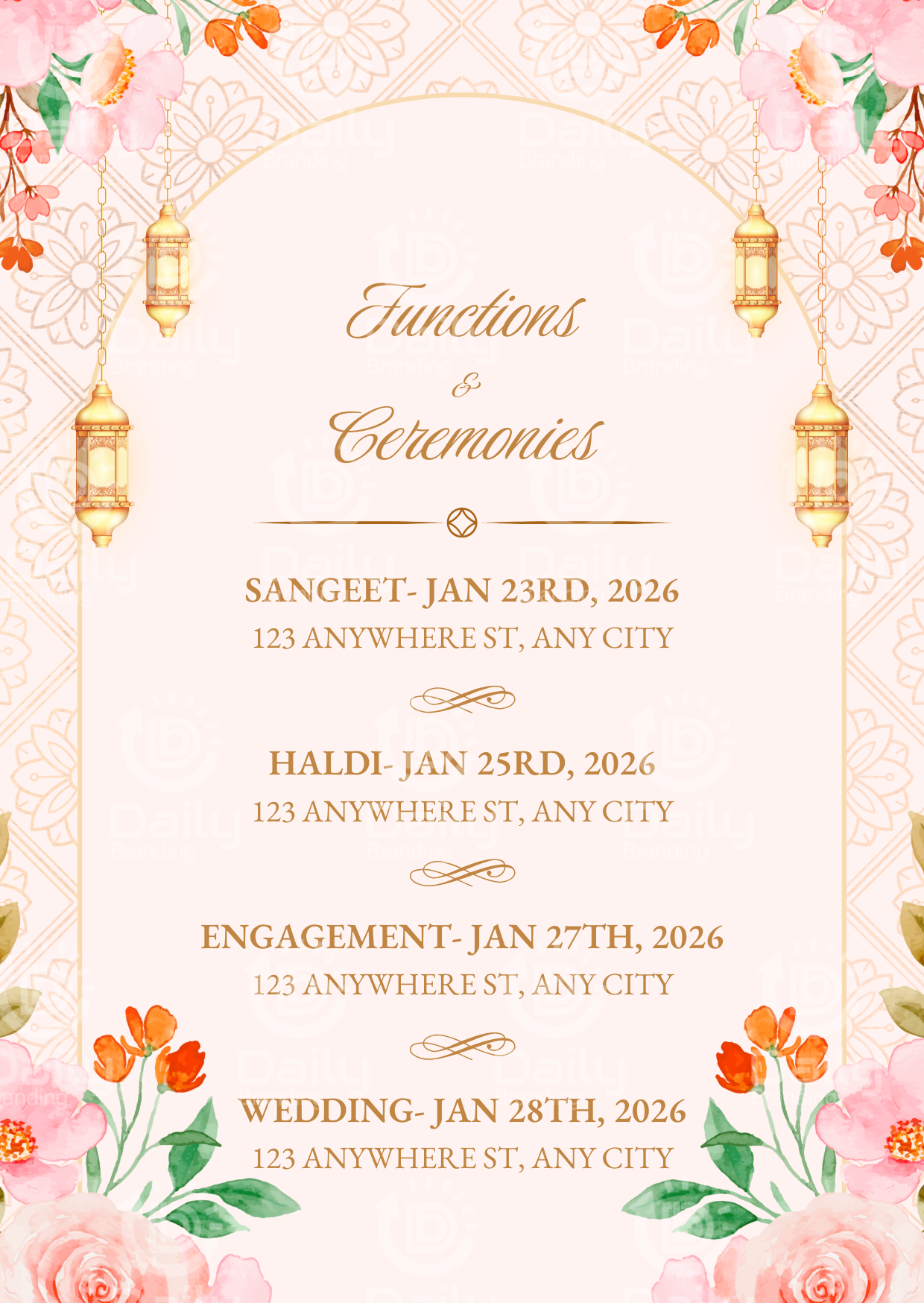 Digital Wedding Invitation Card | Elegant Wedding E-Card | Modern & Traditional Wedding Invite Designs