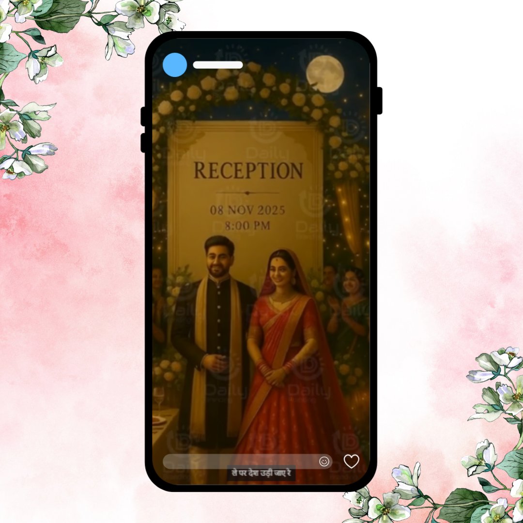 Multi-Event Wedding Invitation Video | Haldi, Mehendi, Phera & Reception | Digital E-Invite Template | Wedding Invitation Video