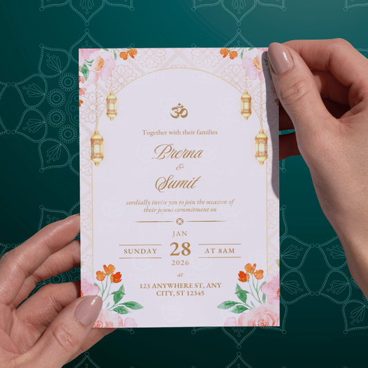 Digital Wedding Invitation Card | Elegant Wedding E-Card | Modern & Traditional Wedding Invite Designs