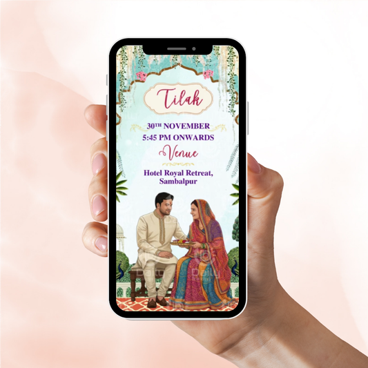 Multi-Event Wedding Invitation Video | Carnival, Tilak, Sangeet, Mayra, Barat & Reception |Digital Shaadi Invite