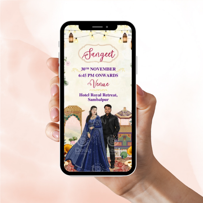 Multi-Event Wedding Invitation Video | Carnival, Tilak, Sangeet, Mayra, Barat & Reception |Digital Shaadi Invite