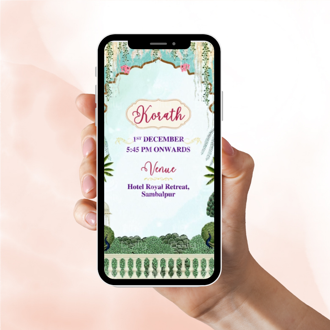 Multi-Event Wedding Invitation Video | Carnival, Tilak, Sangeet, Mayra, Barat & Reception |Digital Shaadi Invite