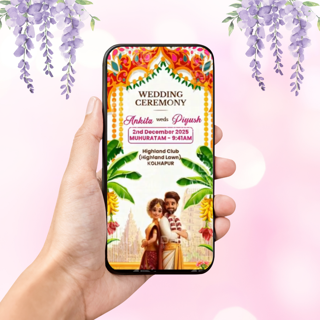 Multi-Event Wedding Invitation Video | Haldi, Sangeet, Wedding Ceremony & Reception | HD Digital Shaadi Invite