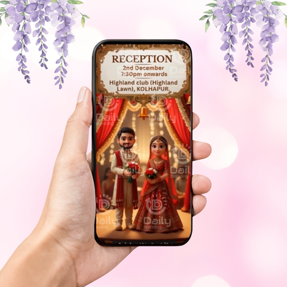 Multi-Event Wedding Invitation Video | Haldi, Sangeet, Wedding Ceremony & Reception | HD Digital Shaadi Invite