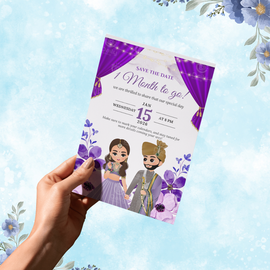 Save the Date Card | Elegant & Personalized Digital Wedding Invitation | Modern & Traditional Designs