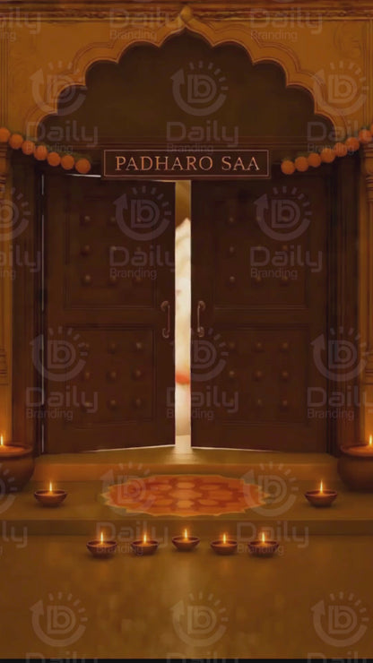 Multi -Event Indian Wedding Invitation Video | Bhaat, Mehendi, Haldi, Mata Ki Chowki Bhajan, Barat, Phera & Reception E-Invite