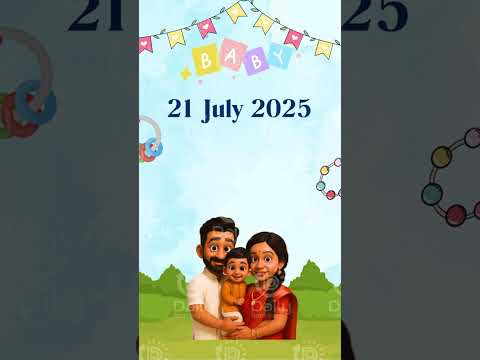 Baby Gender Reveal Video | Custom Baby Announcement Video | Boy or Girl?