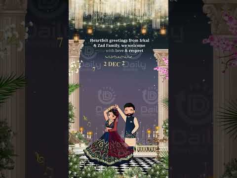 Reception Invitation Video