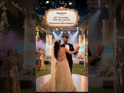 Digital Multi-Event Wedding Invitation Video | Bollywood Night to Reception | Elegant Wedding E- Invite | Wedding Video