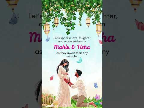 Baby Shower Invitation | Godh Bharai | Dohale Jevan | Seemantham invitation video