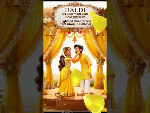 AI Wedding Invitation video
