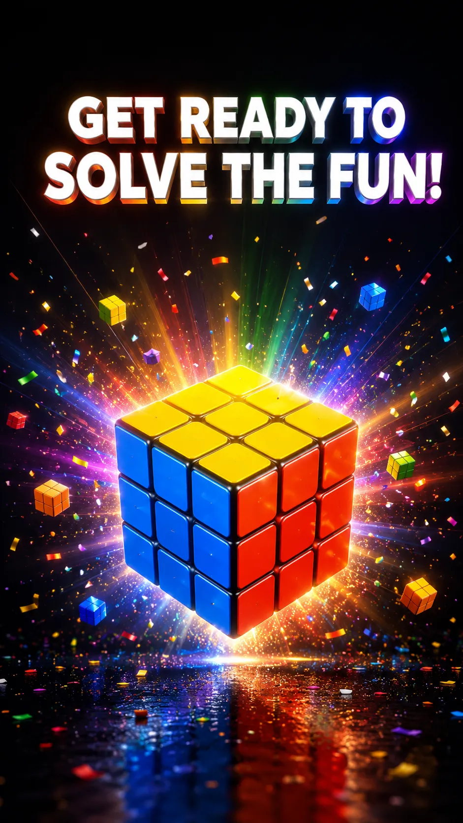 Rubik’s Cube Birthday Invitation Video | Customised Face | DBI-23 