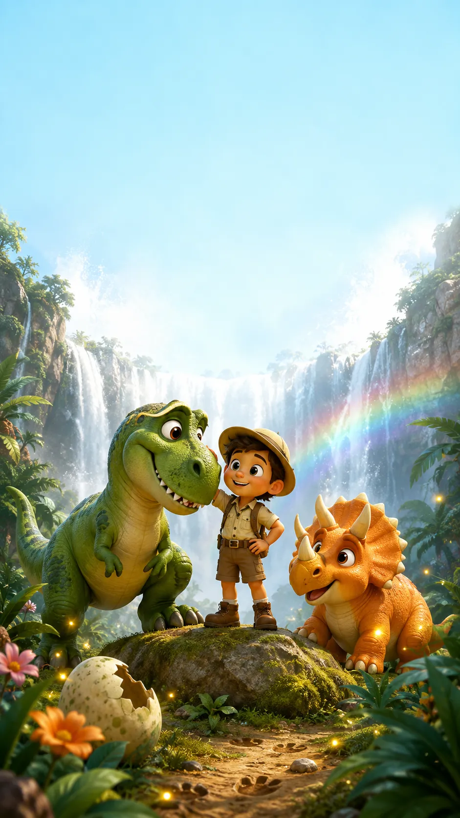 Dinosaur Theme Birthday Invitation Video | Personalised E-Invite Alternate