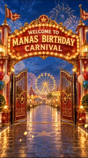 Carnival Birthday Invitation Video | Custom Kids Invite