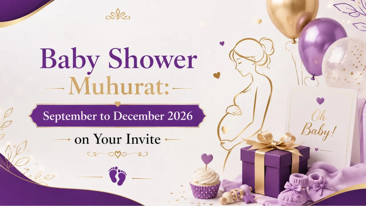Baby Shower Muhurat: September to December 2026