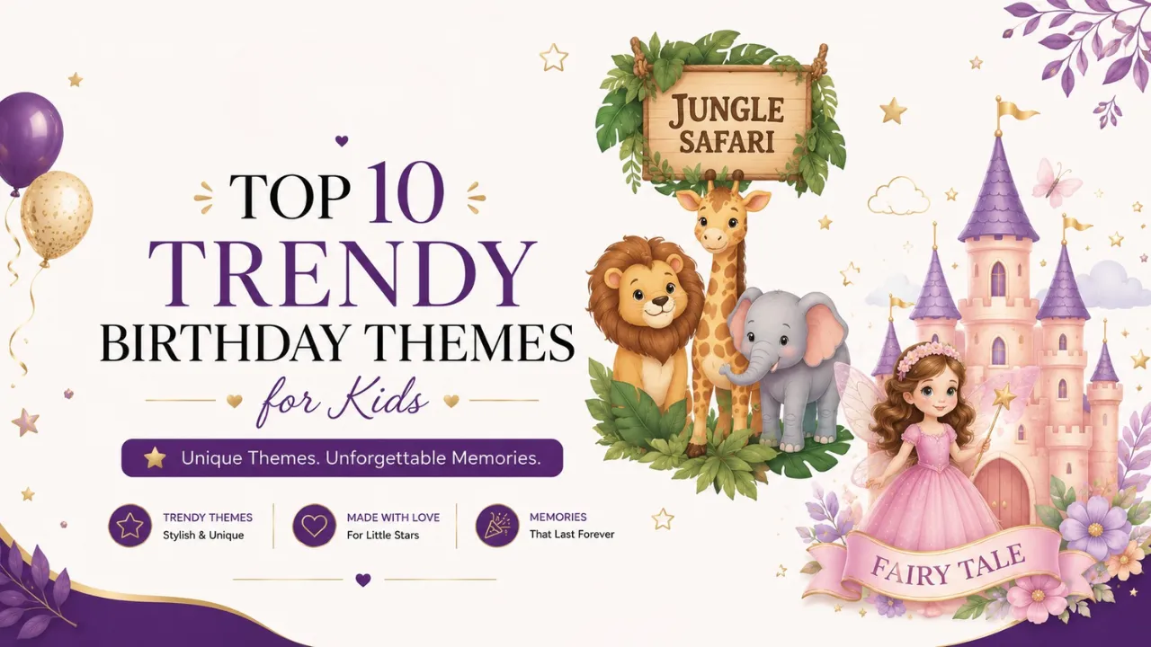 Top 10 Trendy Birthday Themes for Kids