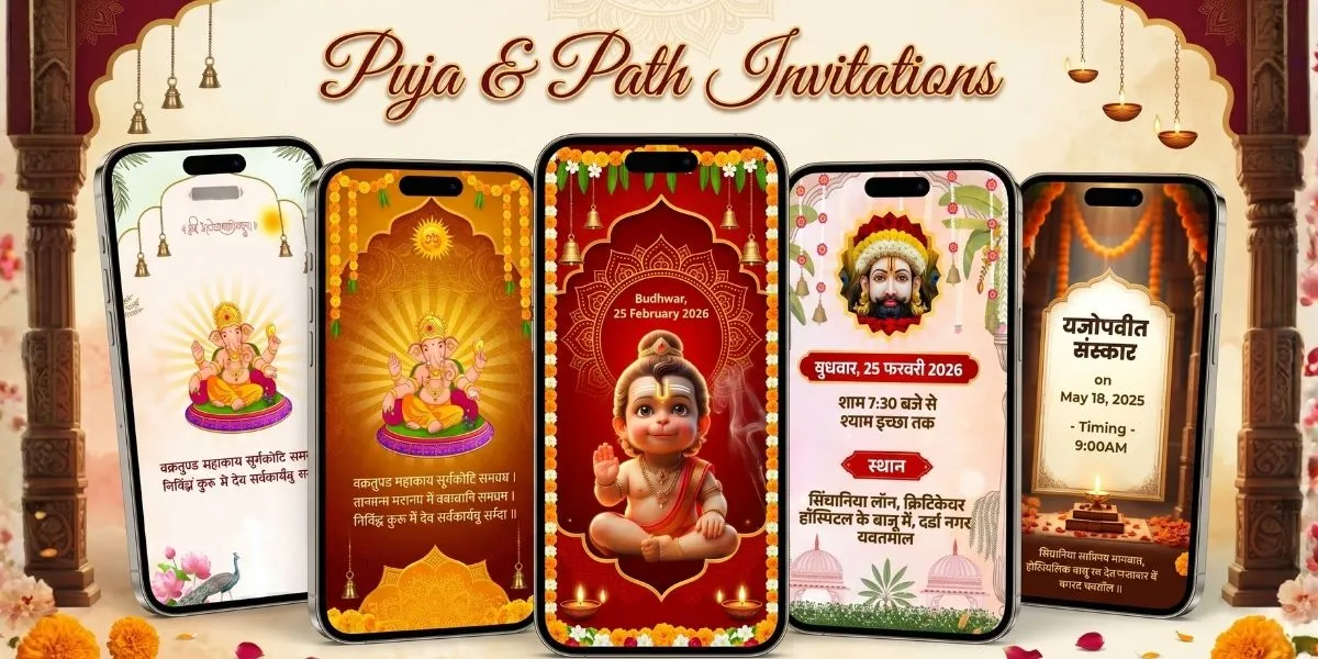 Puja & Path Invitations