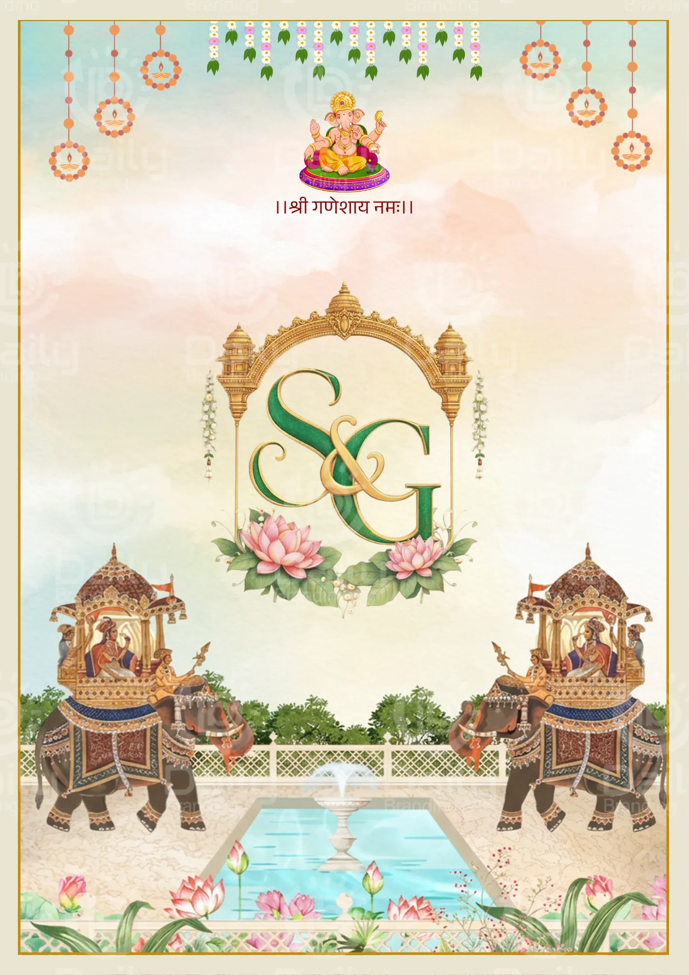 Wedding Invitation PDF | All Indian Wedding Functions